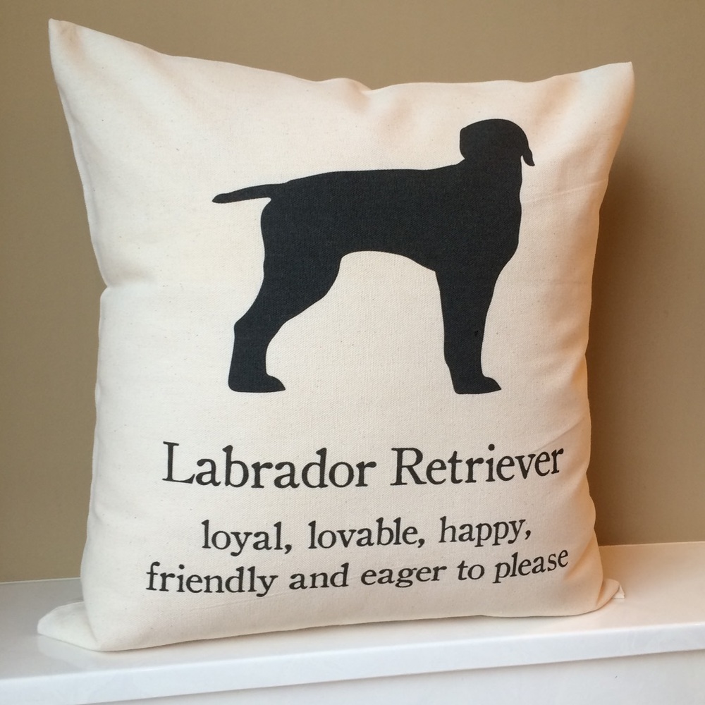 ❤️ Handmade Labrador Retriever Pillow Cover ❤️